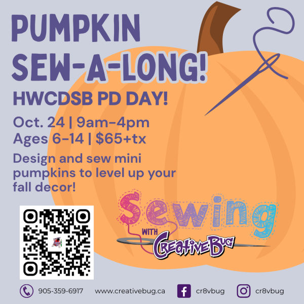 Pumpkin Sew-a-Long HWCDSB PD Day!