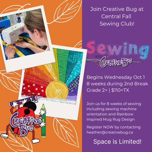 Weekly Sewing Program-CENTRAL Programs