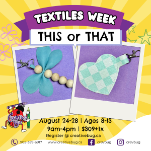 Textiles - This or That  | Aug 24-28